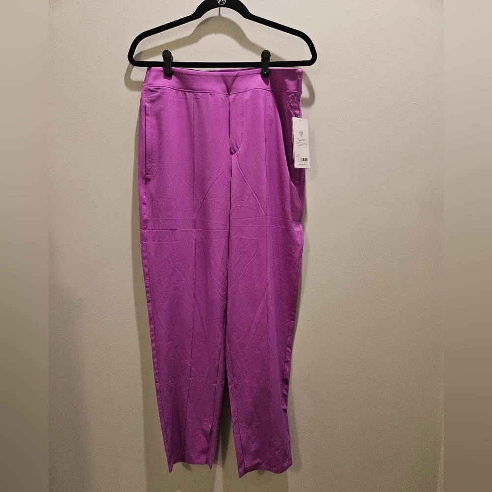 Athleta Vienna slim pant NWT size 8 bright purple